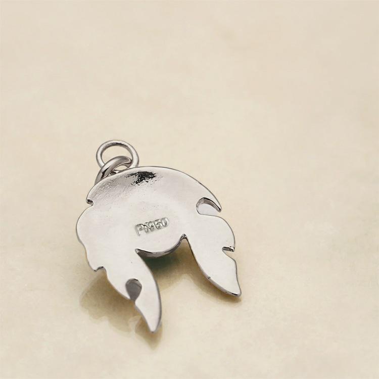 プラチナ ペンダントトップ Pt950 ネックレス ペンダント フェザー 羽 ターコイズ オニキス プラチナペンダントトップ | DEVAS | 04