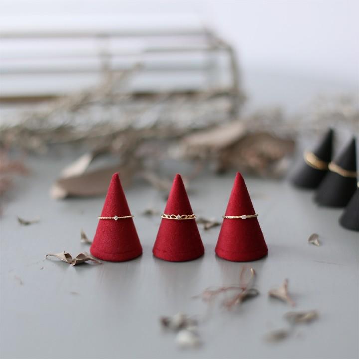 【土日限定2000円OFFクーポン有】 18金 リング k18 ピンキーリング k18リング ミル打ち 18k 指輪 レディース 18金指輪 18金リング シンプル ピンキー | DEVAS | 12