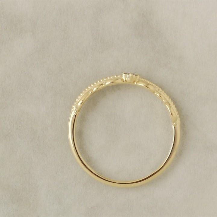 【土日限定2000円OFFクーポン有】 18金 リング k18 ピンキーリング k18リング ダイヤ サファイア 18k 指輪 レディース 18金指輪 18金リング ピンキー | DEVAS | 08