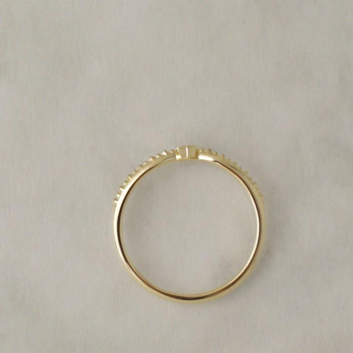 【土日限定2000円OFFクーポン有】 18金 リング k18 ピンキーリング k18リング ダイヤモンド 18k 指輪 レディース 18金指輪 18金リング ピンキー | DEVAS | 04