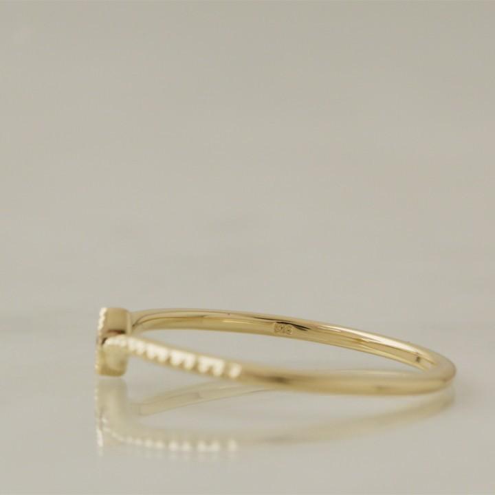 【土日限定2000円OFFクーポン有】 18金 リング k18 ピンキーリング k18リング ダイヤモンド 18k 指輪 レディース 18金指輪 18金リング ピンキー | DEVAS | 05