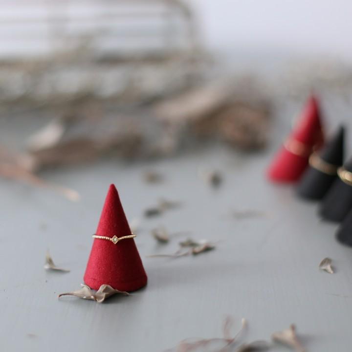 【土日限定2000円OFFクーポン有】 18金 リング k18 ピンキーリング k18リング ダイヤモンド 18k 指輪 レディース 18金指輪 18金リング ピンキー | DEVAS | 06