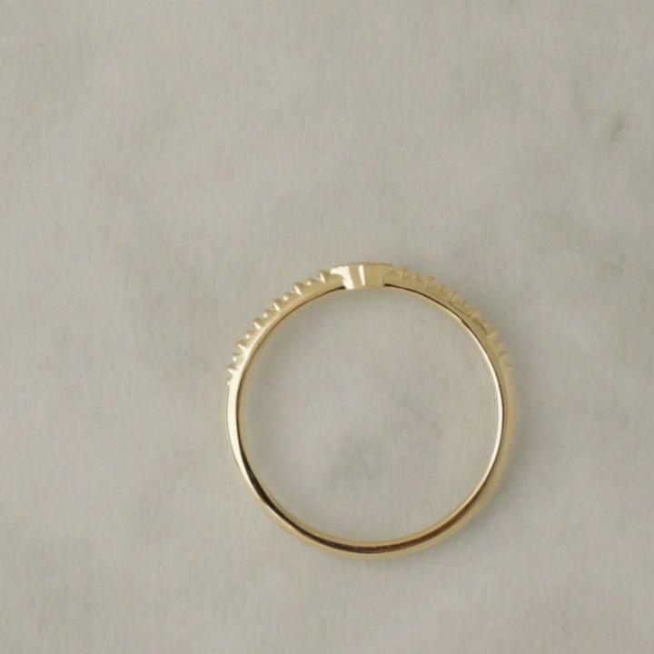 【土日限定2000円OFFクーポン有】 18金 リング k18 ピンキーリング k18リング ダイヤモンド 18k 指輪 レディース 18金指輪 18金リング ピンキー | DEVAS | 04