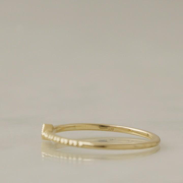 【土日限定2000円OFFクーポン有】 18金 リング k18 ピンキーリング k18リング ダイヤモンド 18k 指輪 レディース 18金指輪 18金リング ピンキー | DEVAS | 05