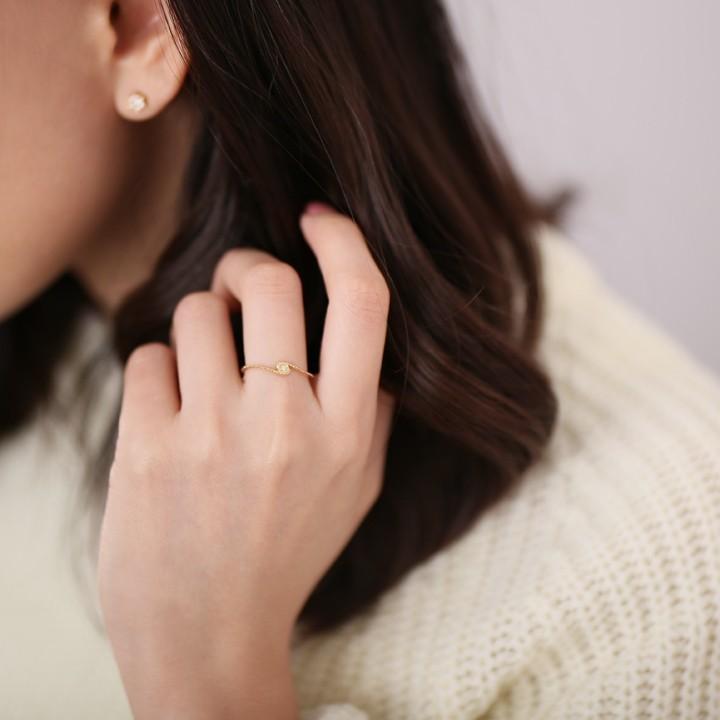 【土日限定2000円OFFクーポン有】 18金 リング k18 ピンキーリング k18リング ダイヤモンド 18k 指輪 レディース 18金指輪 18金リング ピンキー | DEVAS | 07