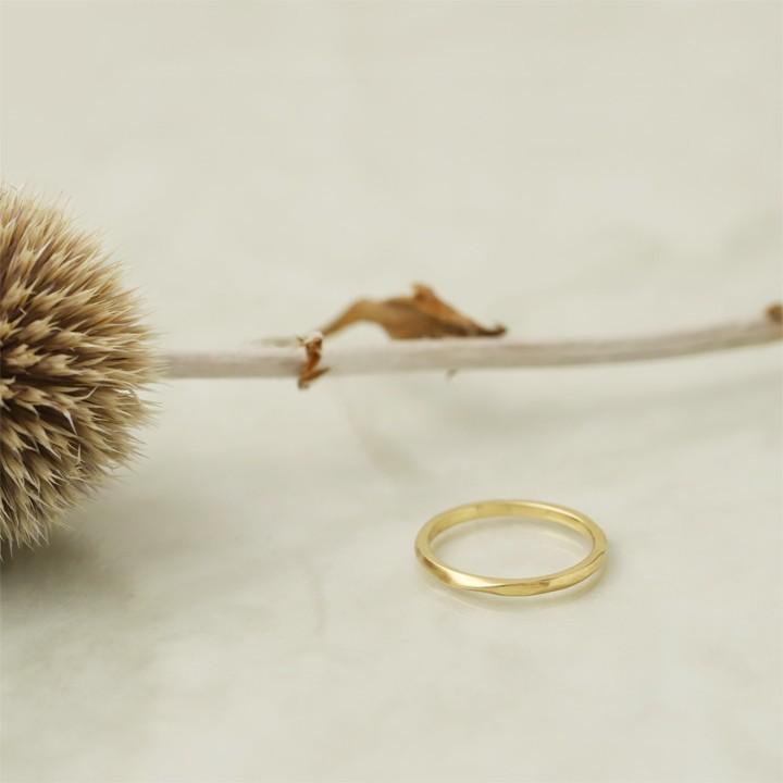 DEVAS 【10/27 値上げ対象】 18金 リング k18 k18リング ひねり