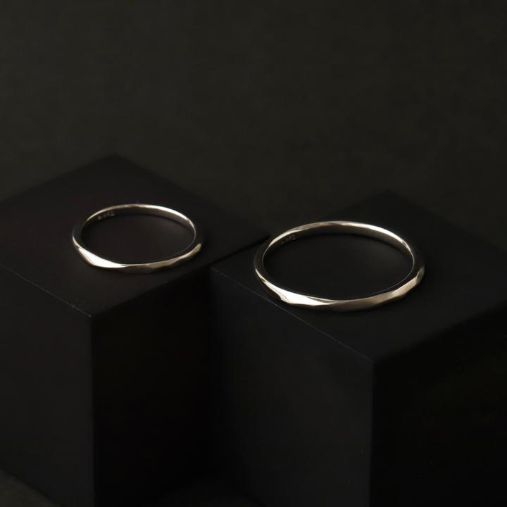 プラチナリング ペアリング 結婚指輪 プラチナ リング ペア マリッジリング ペア ひねり 光沢  刻印 pt950 メンズ 指輪 レディース 結婚 プラチナ指輪 シンプル | DEVAS | 01