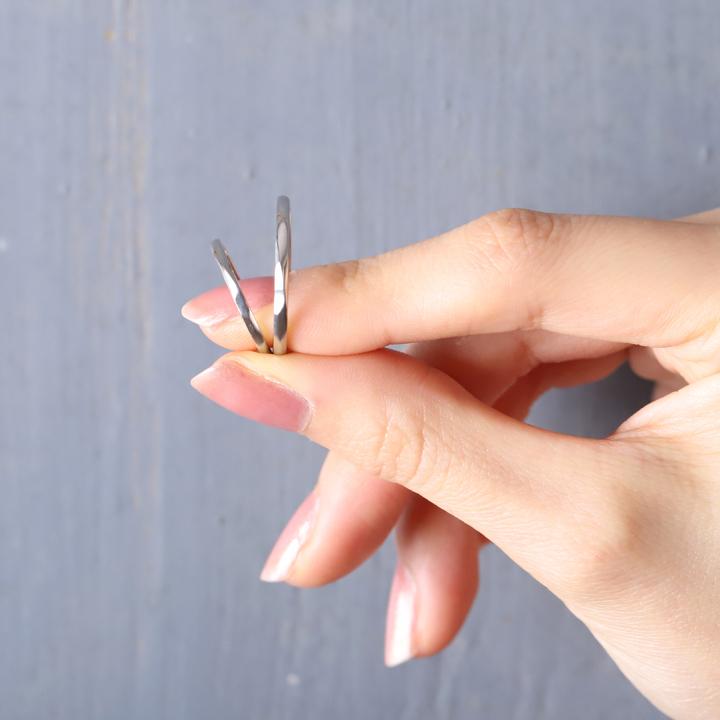 プラチナリング ペアリング 結婚指輪 プラチナ リング ペア マリッジリング ペア ひねり 光沢  刻印 pt950 メンズ 指輪 レディース 結婚 プラチナ指輪 シンプル | DEVAS | 10