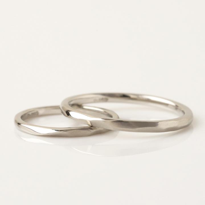 プラチナリング ペアリング 結婚指輪 プラチナ リング ペア マリッジリング ペア ひねり 光沢  刻印 pt950 メンズ 指輪 レディース 結婚 プラチナ指輪 シンプル | DEVAS | 04