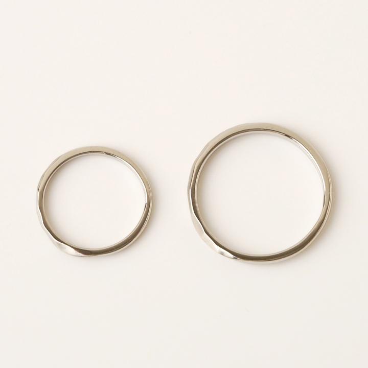 プラチナリング ペアリング 結婚指輪 プラチナ リング ペア マリッジリング ペア ひねり 光沢  刻印 pt950 メンズ 指輪 レディース 結婚 プラチナ指輪 シンプル | DEVAS | 05