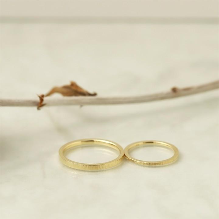 【土日限定8000円OFFクーポン有】 18金 リング k18 ペアリング k18リング ペア ライン 縦ライン 結婚指輪 マリッジリング 18k 指輪 18金指輪 18金リング | DEVAS | 03