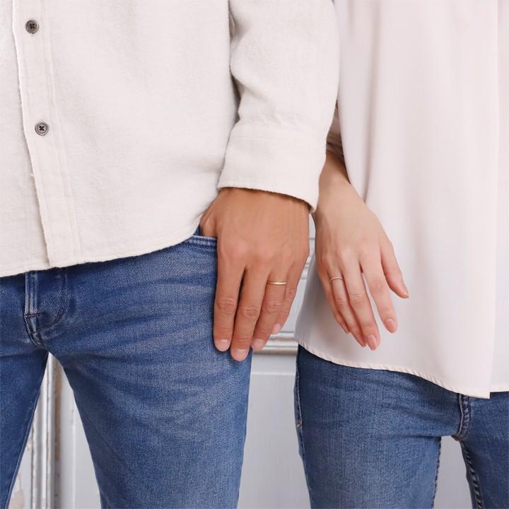 【土日限定4000円OFFクーポン有】 18金 リング k18 ペアリング k18リング ミル打ち 結婚指輪 マリッジリング 18k 指輪 レディース 18金指輪 18金リング | DEVAS | 08