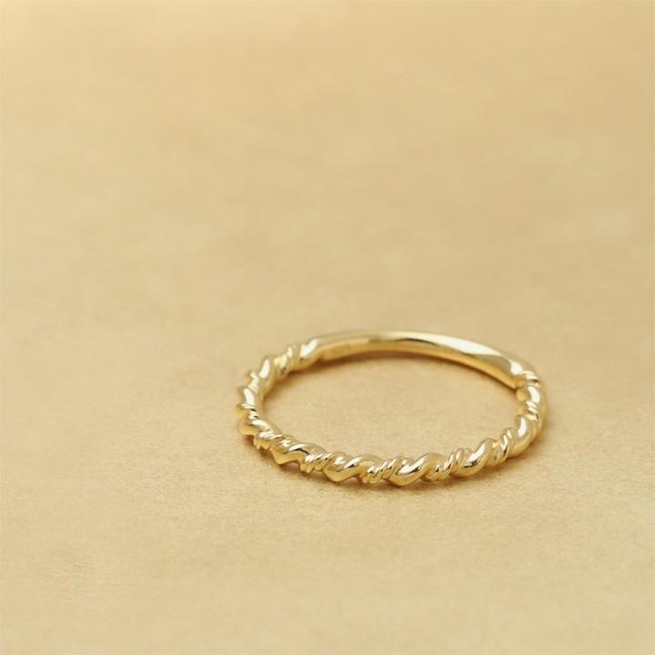 K18 指輪 指輪 レディース 18K ファッションリング シンプル リング