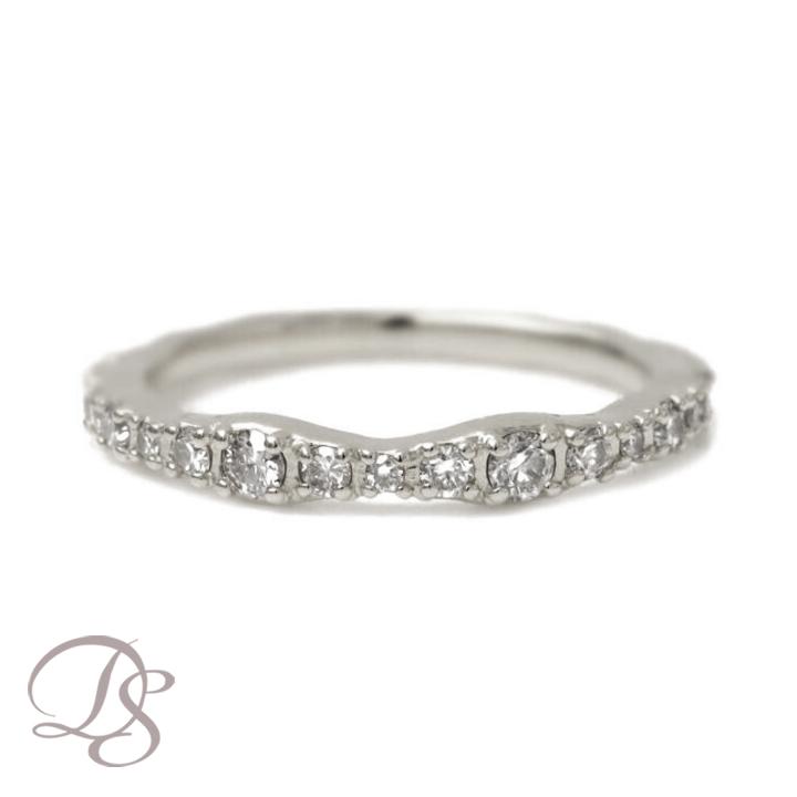 【土日限定6500円OFFクーポン有】  プラチナリング ダイヤ ハーフエタニティ リング プラチナ 指輪 ダイヤモンド 本物 レディース プラチナ指輪 シンプル | DEVAS