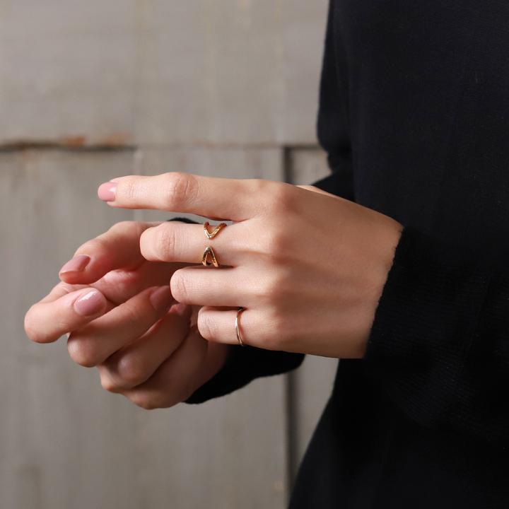 【土日限定8000円OFFクーポン有】 18金 リング k18 k18リング 3WAY クロス 18k 指輪 レディース 18金指輪 18金リング 幅広 ピンクゴールド プラチナ | DEVAS | 11