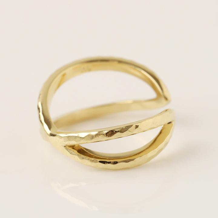 【土日限定8000円OFFクーポン有】 18金 リング k18 k18リング 3WAY クロス 18k 指輪 レディース 18金指輪 18金リング 幅広 ピンクゴールド プラチナ | DEVAS | 03