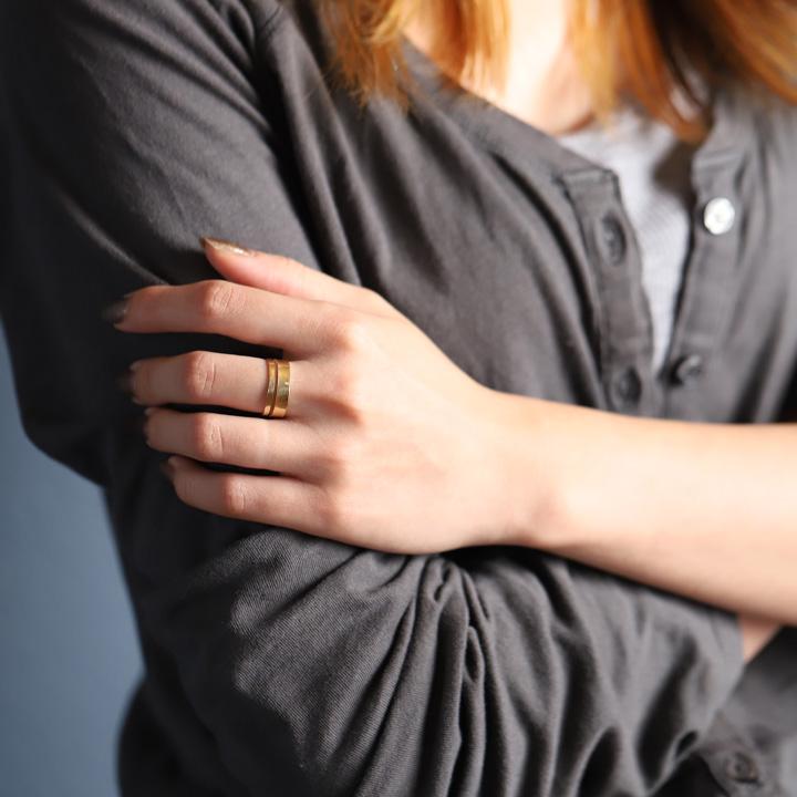 週末お値下げ　Ｋ18  リング K18 フォーオール スキン リング / 18K for-all skin ring