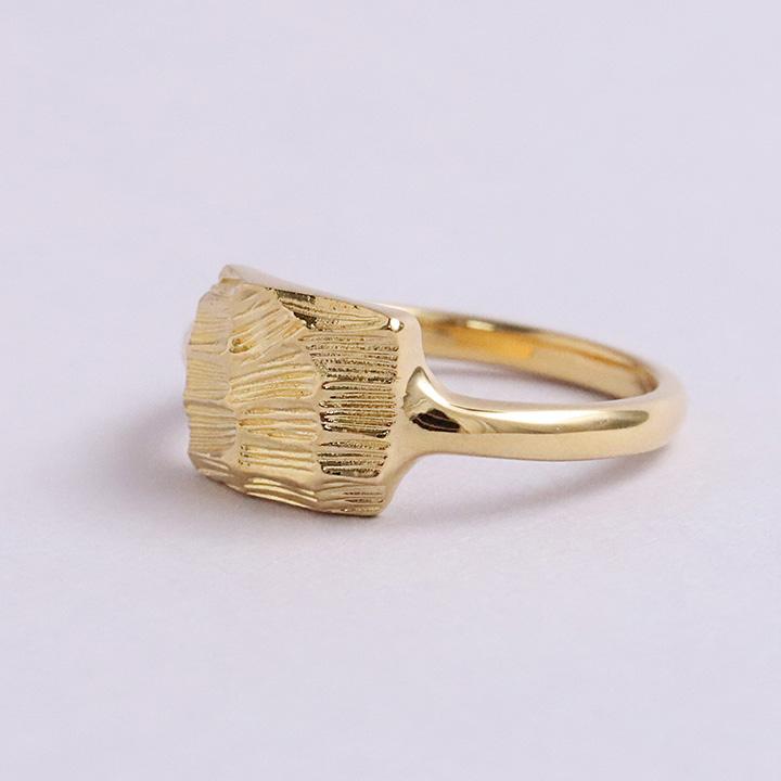 【土日限定6500円OFFクーポン有】  18金 リング k18 k18リング メンズ スクエア 18k 指輪 レディース 18金指輪 18金リング 18kリング シンプル 幅広 | DEVAS | 04