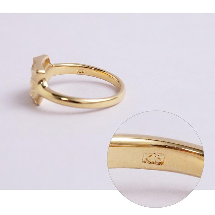 K18 18金　10号　リング　7 楽天市場】18金 リング（サイズ（指輪）15号）（レディース