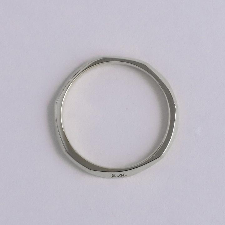 Pt850刻印 リング 4グラム Pt850刻印 リング 4グラム Pt850 プラチナ850 グレーパール