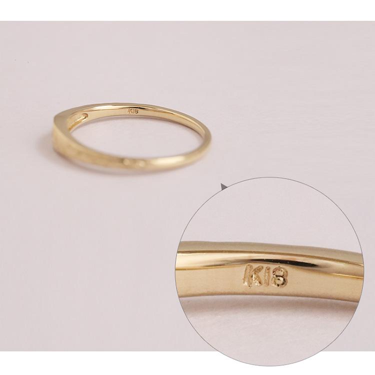 DEVAS 9月土日限定 7%クーポン▽ 18金 リング k18 k18リング