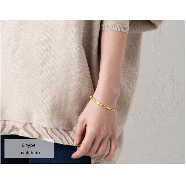 メタルチェーン ブレスレット メタルボール オーバルチェーン |  | 04