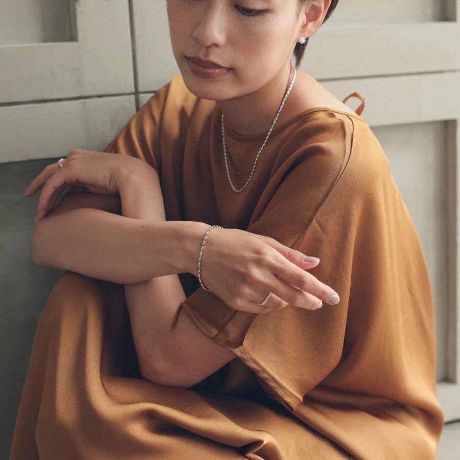 Silver925 ライスボール メタル チェーン ブレスレット |  | 07