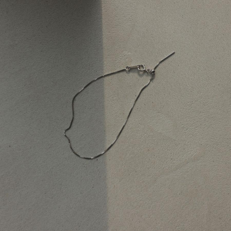 スターリングシルバー 細みチェーン ブレスレット スライドアジャスター Silver925 華奢 ベネチア ボックス |  | 06