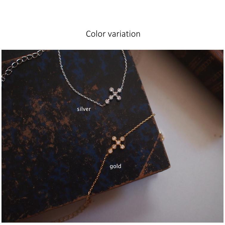 K14GPベビークロスブレスレット 2色《シルバー・ゴールド》 |  | 07