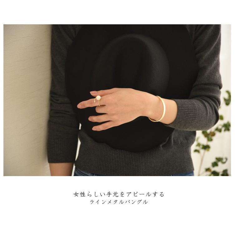 メタルラインバングル ヘアラインデザイン 細み |  | 04
