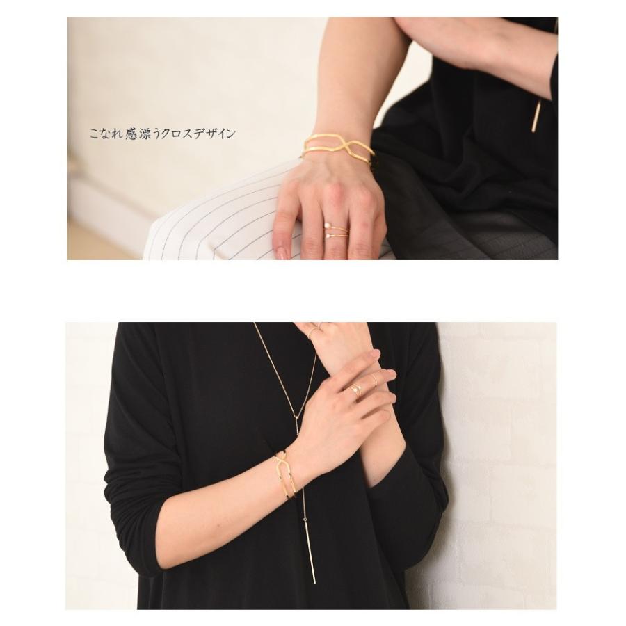 クロスバングル メタル ブレスレット |  | 03