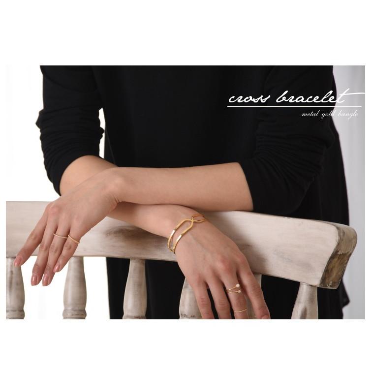 クロスバングル メタル ブレスレット |  | 05