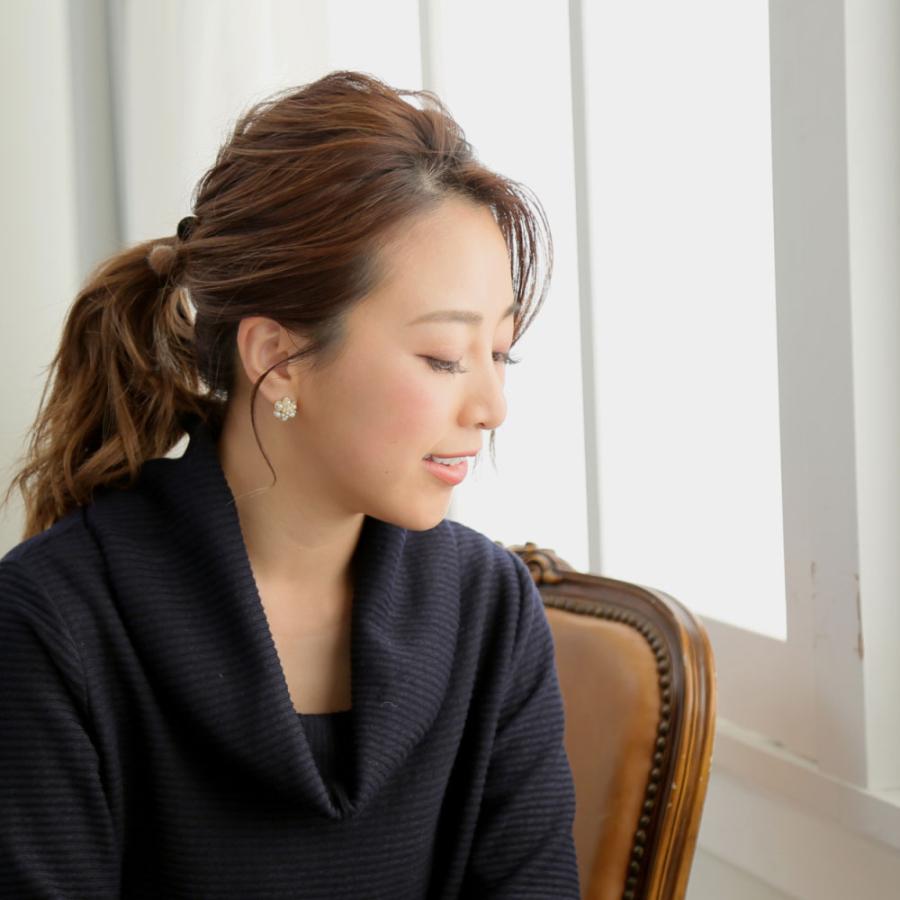 フラワーパール ピアス / イヤリング クリップタイプ コーデをモードに格上げ |  | 10