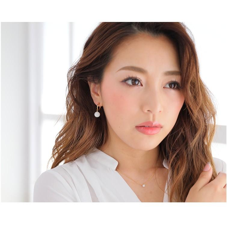 10mm パヴェボール イヤリング ブリリオ オリジナル フープ 日本製 |  | 11