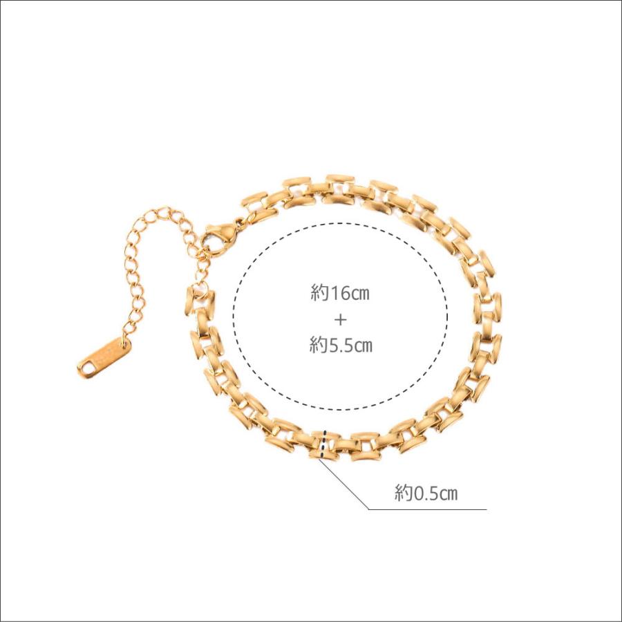 ステンレスブレスレット SUS316L サージカル スクエアチェーン |  | 06