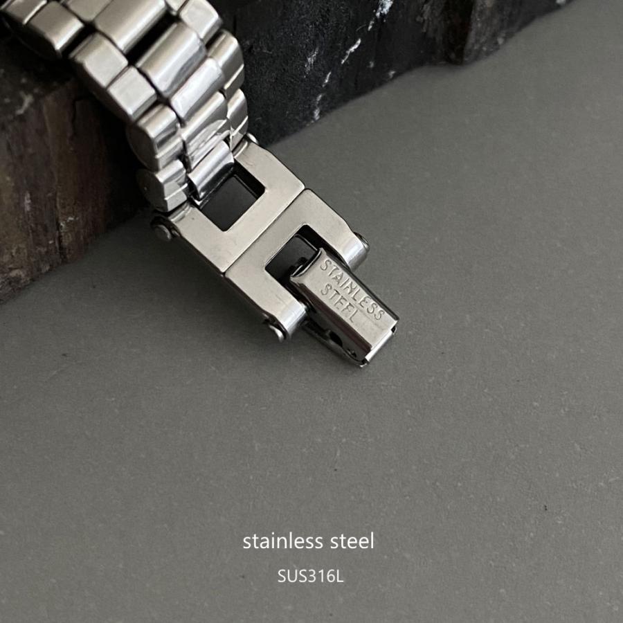 サージカルステンレス ワイドチェーン ブレスレット SUS316L つけっぱなし ウォッチチェーン |  | 07