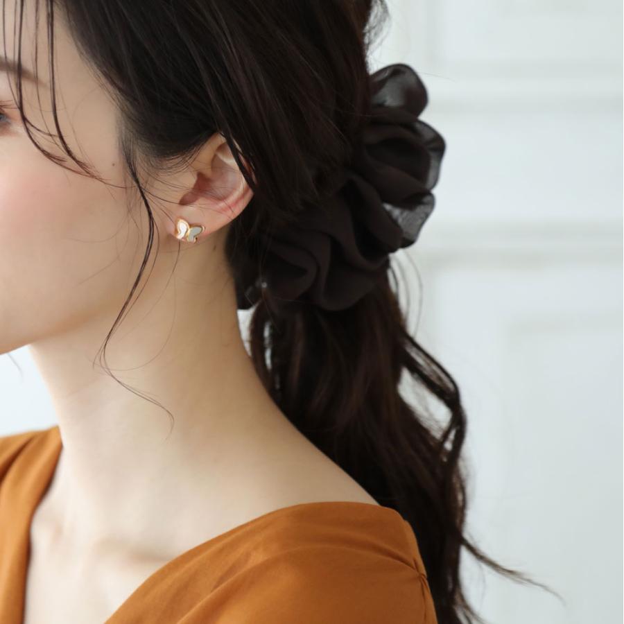 316L 白蝶貝 バタフライ ピアス サージカルステンレス SUS316L アレルギー マザーオブパール 真珠母貝 蝶々 |  | 03