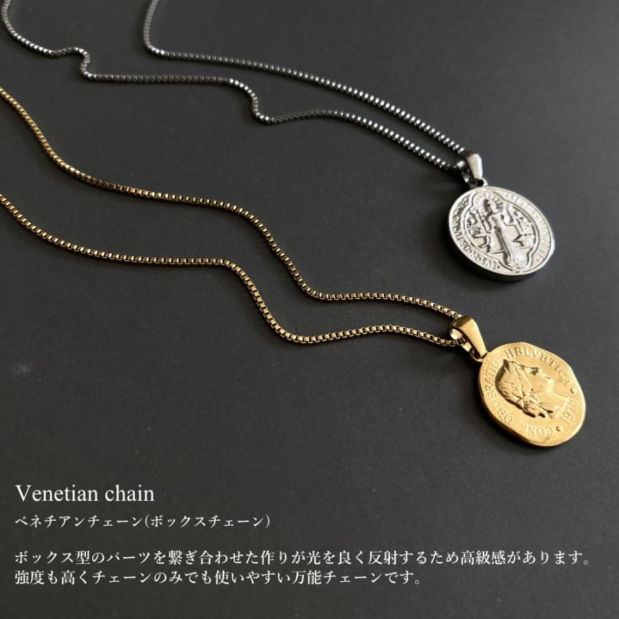 コインネックレス ステンレス ショート メダイ ベネチアン  喜平 スネイク SUS304 SUS316L ゴールド シルバー |  | 04