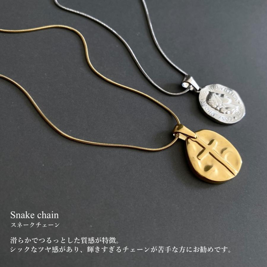 コインネックレス ステンレス ショート メダイ ベネチアン  喜平 スネイク SUS304 SUS316L ゴールド シルバー |  | 05