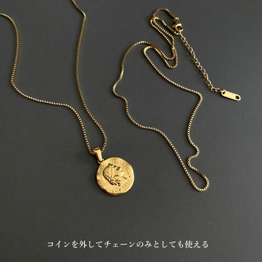 コインネックレス ステンレス ショート メダイ ベネチアン  喜平 スネイク SUS304 SUS316L ゴールド シルバー |  | 08