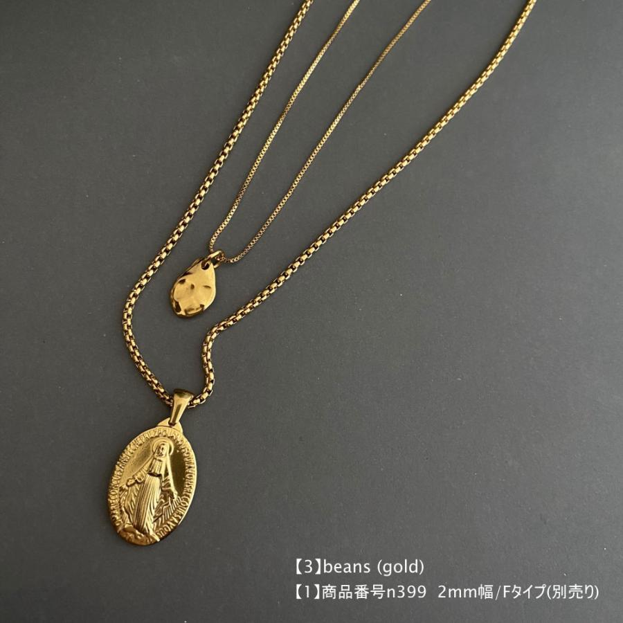 ステンレス ベネチアン ネックレス 45cm スライド式 アジャスター 長さ調節可 |  | 10