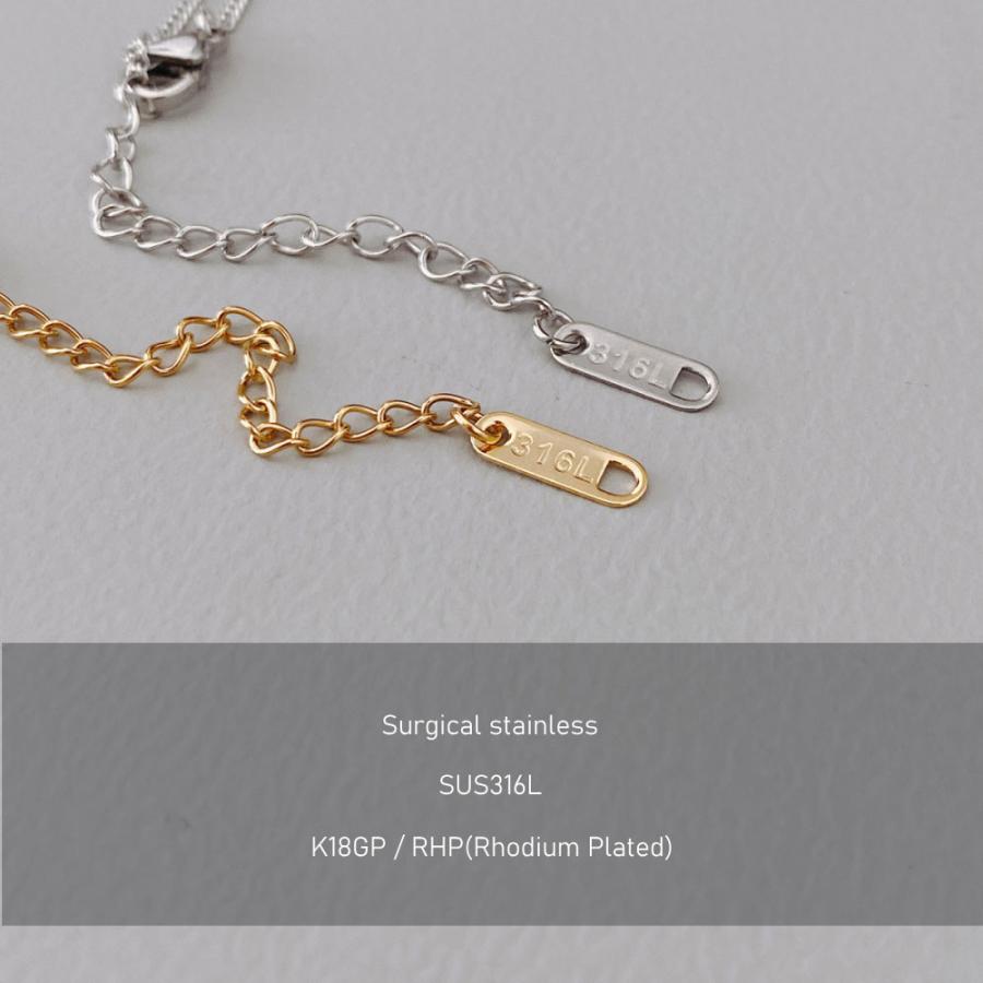サージカルステンレス デザイン チェーン ネックレス 8タイプ シルバー ゴールド アレルギー つけっぱなし SUS316L 喜平 あずき ベネチア スネーク |  | 04