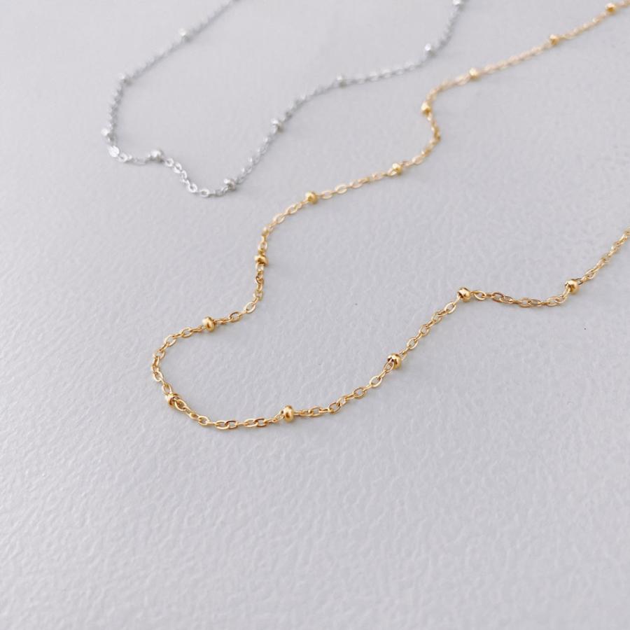 サージカルステンレス デザイン チェーン ネックレス 8タイプ シルバー