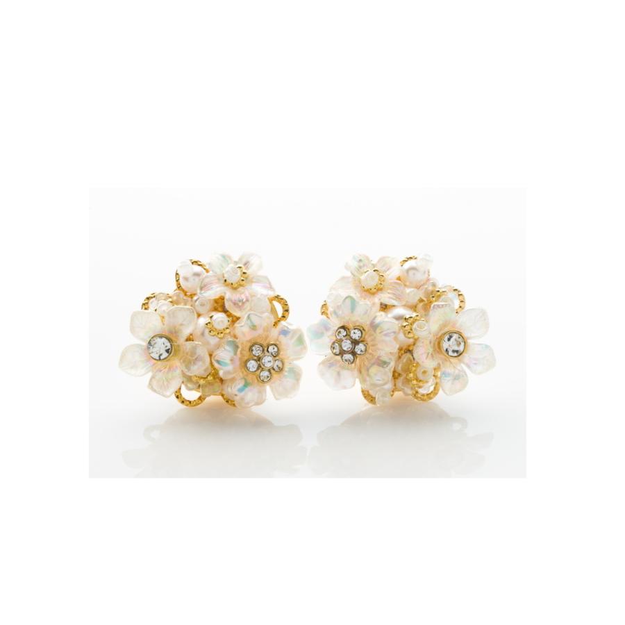 NEWシェルブーケロンピアス/イヤリング 低アレルギー チタンポスト クリップ |  | 05