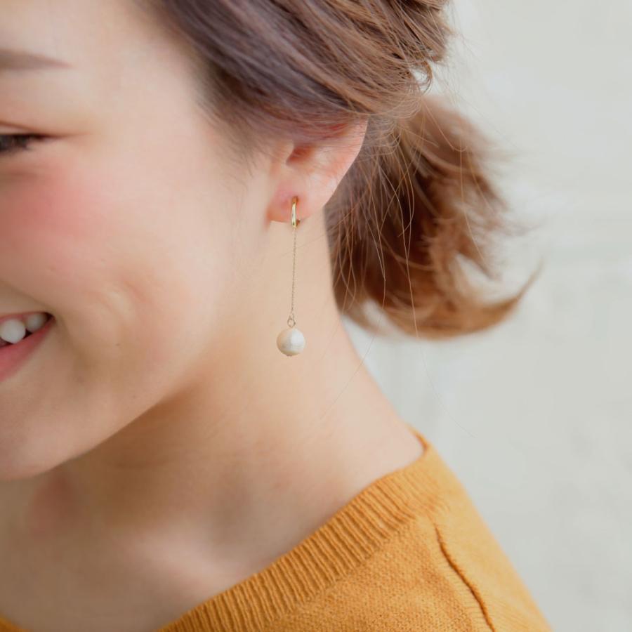 コットンパール アメリカンピアス / イヤリング  着けてる事を忘れてしまう軽やかさ ニッケルフリー ピアス |  | 10