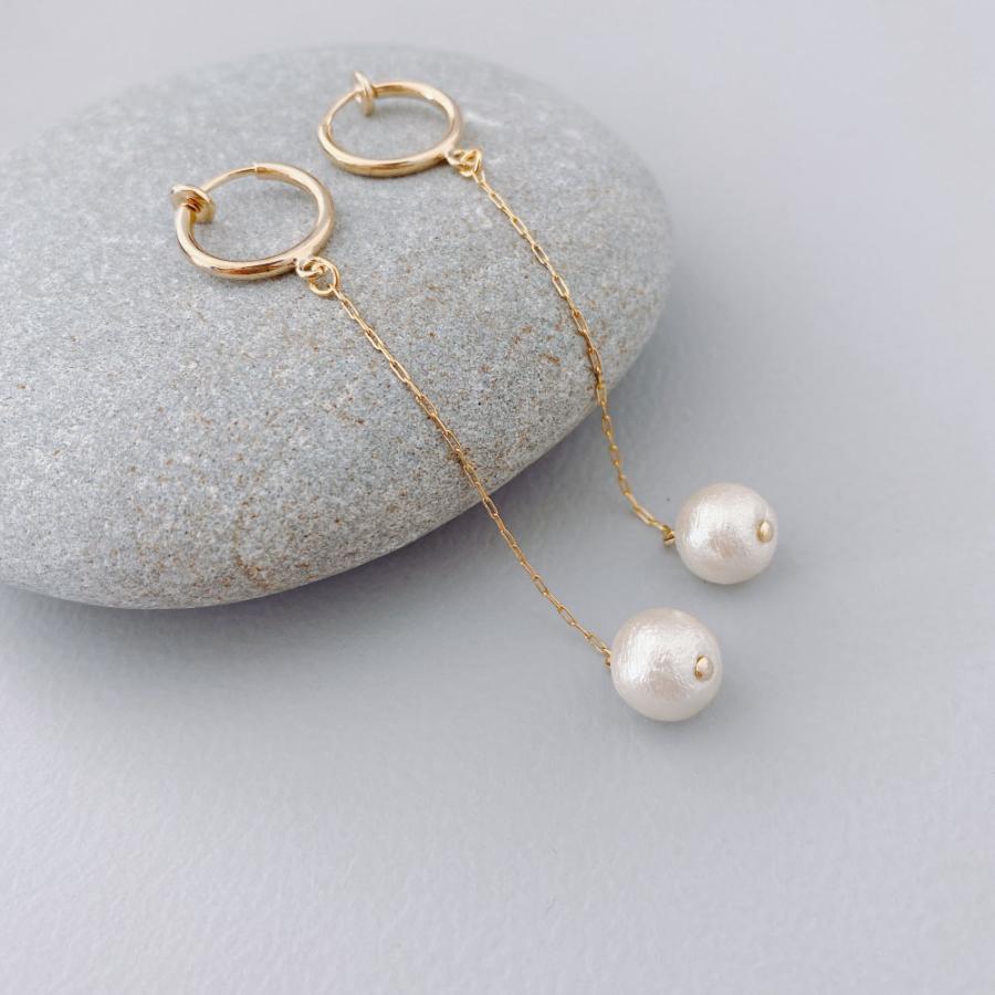 コットンパール アメリカンピアス / イヤリング  着けてる事を忘れてしまう軽やかさ ニッケルフリー ピアス |  | 08