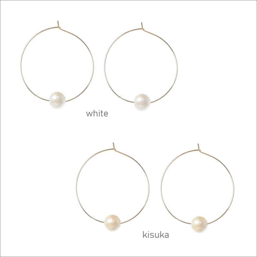 K14GFフープ×コットンパールピアス 清楚で優しいフェイスラインをつくる |  | 11