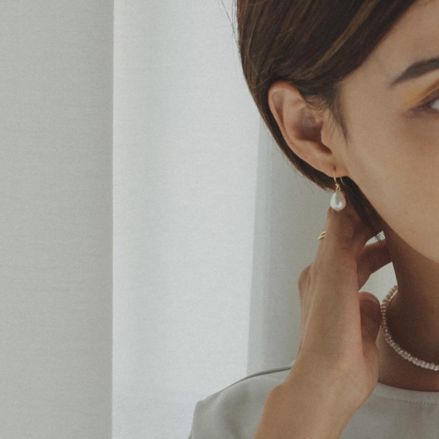 K14GF コットンパールピアス 永く愛用したいからゴールドフィルド