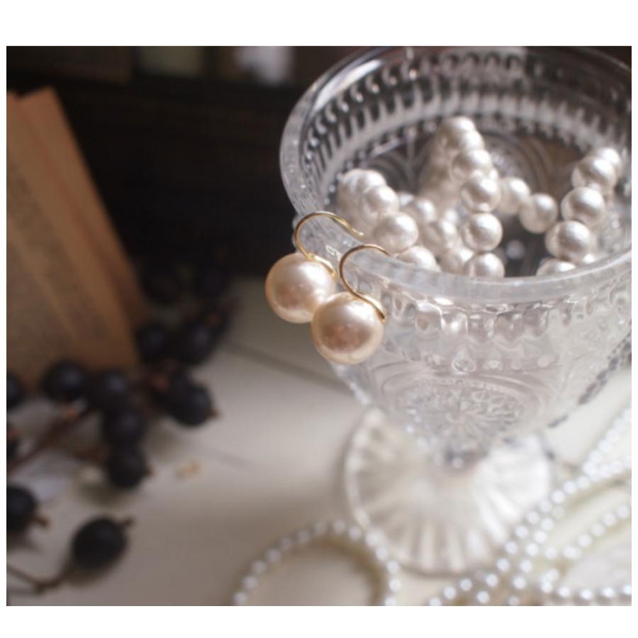 Cuiller キュイエールパールピアス / イヤリング《12ミリ/14ミリ》 毎日つけたくなるシンプル美 |  | 10