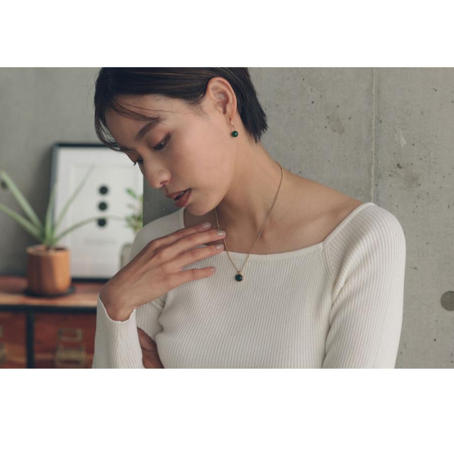 天然石 ラウンド ピアス イヤリング 1粒 8mm 16種類 ナチュラル 日本製 ニッケルフリー K14GP 淡水パール オニキス クォーツ |  | 09